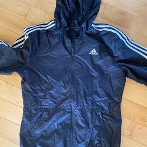 ADIDAS YOUTH BOYS WIND BRAKER SIZE MEDIUM - EXCELLENT CONDITION